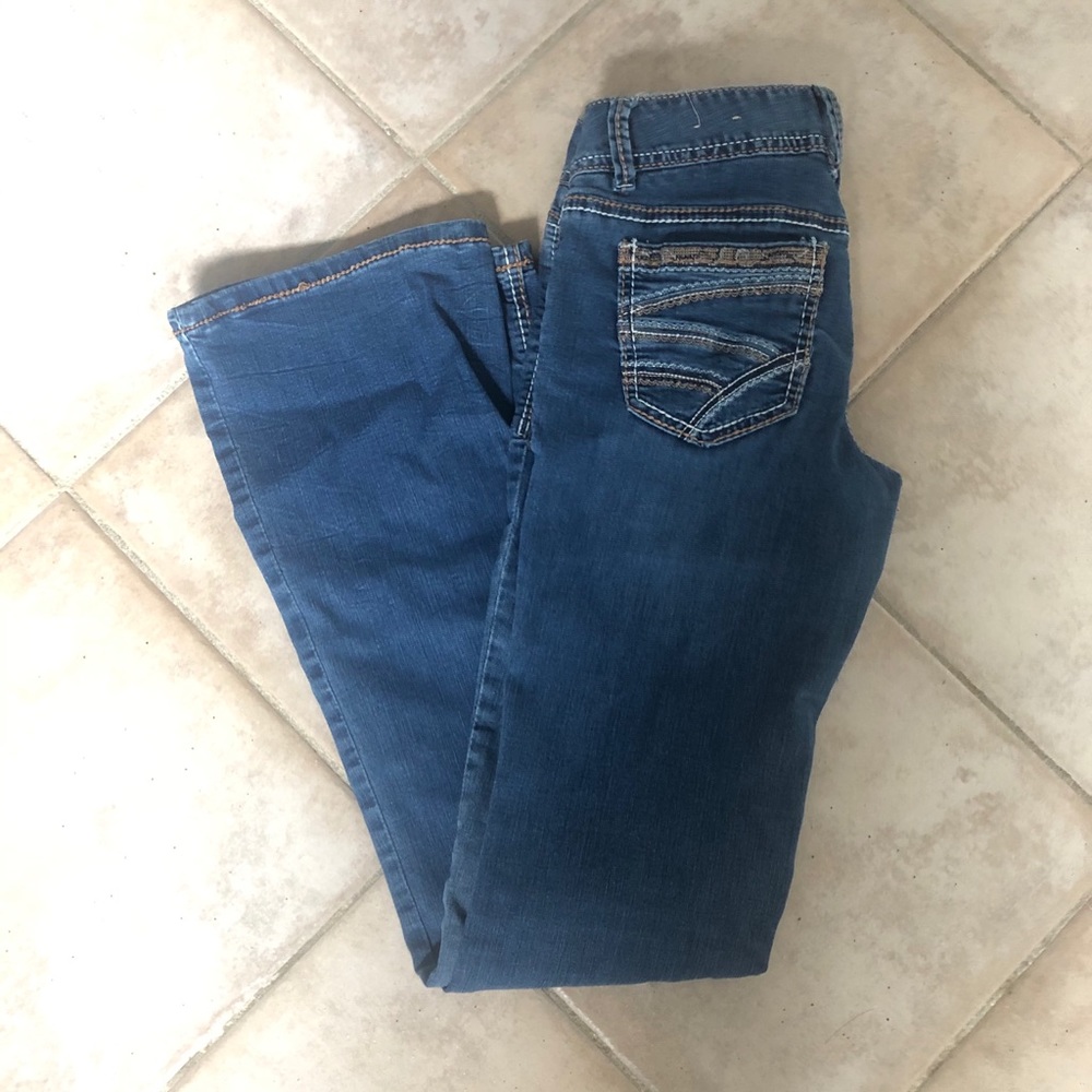 amethyst boot cut jeans